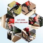 TEENO 20V Max 7-Piece Cordless Tool Set