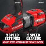 CRAFTSMAN 20V Cordless Drill and Impact Driver Set