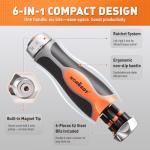 59-Piece Magnetic Nut Driver and Ratcheting Screwdriver Set