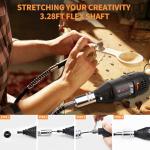 GOXAWEE Rotary Tool Kit with 140 Accessories