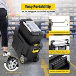 Goplus 2-in-1 Rolling Tool Box and Organizer