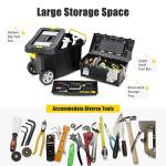 Goplus 2-in-1 Rolling Tool Box and Organizer