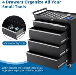GarveeHome Rolling 4-Drawer Tool Chest with Lock