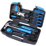 EFFICERE 40-Piece Essential Household Tool Kit