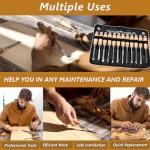 12-Piece Wood Chisel Set for Precision Carving