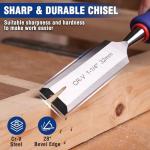 10-Piece Wood Chisel Set with Sharpening Tools