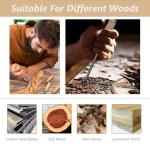 12-Piece Wood Chisel Set for Precision Carving