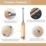 12-Piece Wood Chisel Set for Precision Carving