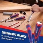 10-Piece Wood Chisel Set with Sharpening Tools