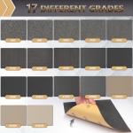 12-Sheet 180 Grit Wet Dry Sandpaper Sheets