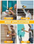 ELPIDIO 700W HVLP Electric Paint Sprayer - Yellow