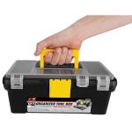 Heavy Duty Plastic Tool Organizer Box, 12.5-Inch
