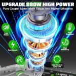 CEEPUY Mini Cordless Chainsaw with Automatic Oiler