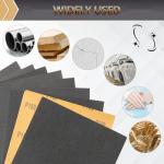 12-Sheet 180 Grit Wet Dry Sandpaper Sheets