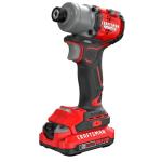 CRAFTSMAN V20 Cordless Impact Driver with Batteries