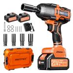 21V Cordless Impact Wrench with Brushless Motor