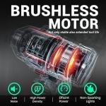 20V Brushless Impact Wrench with Battery, 235 Ft-lbs Torque