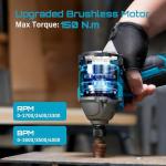 SEESII 16.8V Cordless Impact Driver Kit with Bits