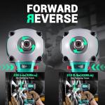 20V Brushless Impact Wrench with Battery, 235 Ft-lbs Torque