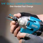 SEESII 16.8V Cordless Impact Driver Kit with Bits