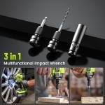 Robustrue Cordless High Torque Impact Wrench Set