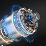 Cordless Impact Wrench with 2 Batteries and Accessories