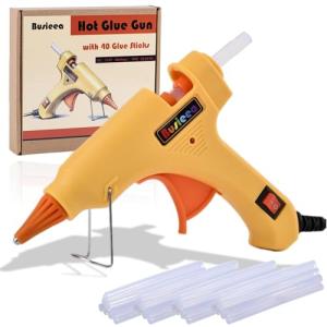 Busieea Hot Glue Gun Kit with 40 Sticks