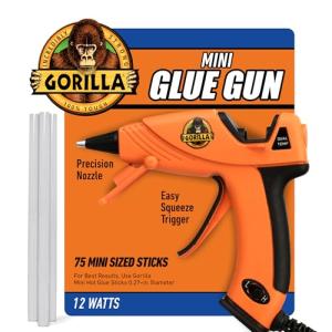 Gorilla Mini Hot Glue Gun with 75 Sticks
