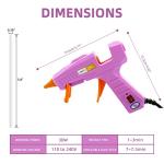 Liumai Mini Hot Glue Gun Kit with 30 Sticks