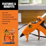 Gorilla Mini Hot Glue Gun with 75 Sticks