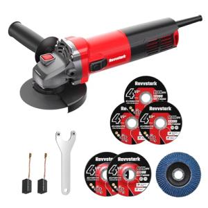 Revvstark 7.5-Amp 4.5" Electric Angle Grinder