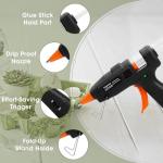Mini Fireproof Hot Glue Gun Kit with 30 Sticks
