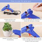 ZFYOUNG Mini Hot Glue Gun with Glue Sticks