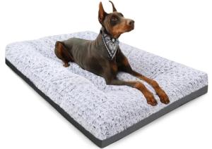 POCBLUE Comfy Washable Bed for Large Dogs