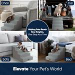 4-Step Pet Stairs for Small Dogs and Cats