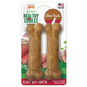 Nylabone Natural Roast Beef Dog Chews - Medium