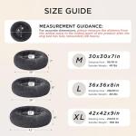 Bedsure Calming Donut Dog Bed for Large Pets