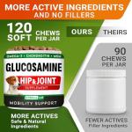 Chicken Flavored Glucosamine Chews for Joint Health