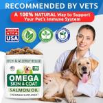 BARK&SPARK Omega 3 Fish Oil Treats for Dogs
