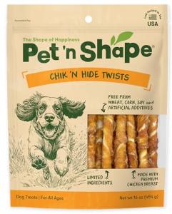 Chicken-Wrapped Rawhide Twists for Dogs, 16 oz