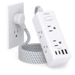 6 Outlet Power Strip with 4 USB Ports