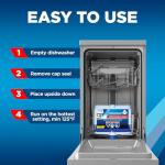 Finish Dishwasher Cleaner Liquid, 3 Month Supply