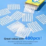 LitBear Bulk Pimple Patches - 480 Hydrocolloid Stickers