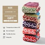Cozy Vintage Wool Socks for Women - 5 Pairs