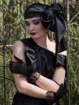 Elegant Black Lace Gloves for Parties and Events