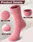 Loritta 5 Pairs Cozy Knit Wool Winter Socks