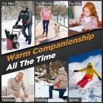 2 Pack Rechargeable Electric Hand Warmers - Black