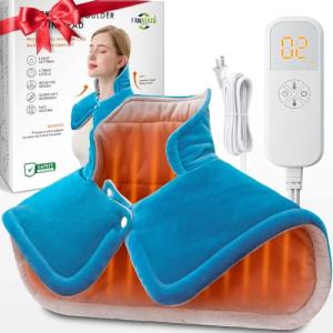 Weighted Neck & Shoulder Heating Pad for Pain Relief