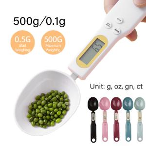 Portable LCD Digital Kitchen Scale and Measuring Spoon