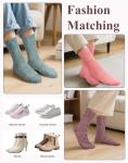 Loritta 5 Pairs Cozy Knit Wool Winter Socks